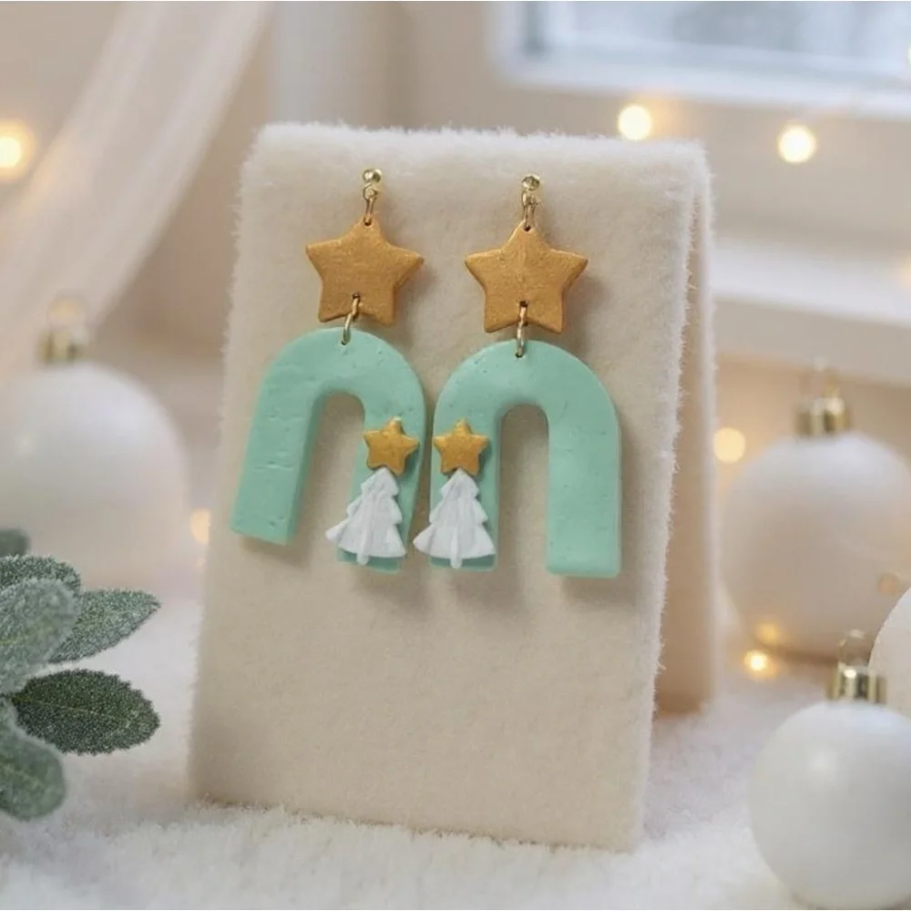 Christmas Star Earrings